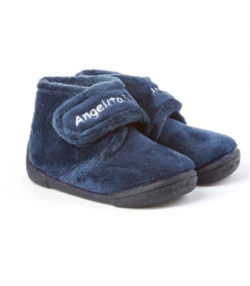 Zapatilla de casa azul marino Angelitos 