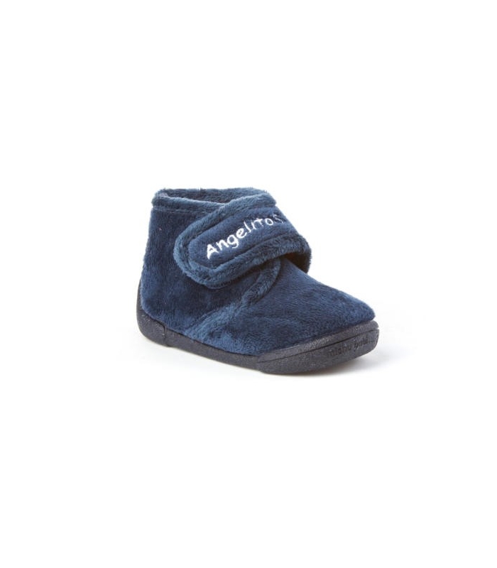 Zapatilla de casa azul marino Angelitos
