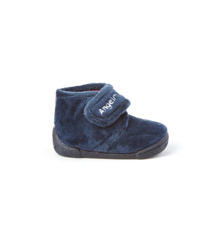 Zapatilla de casa azul marino Angelitos