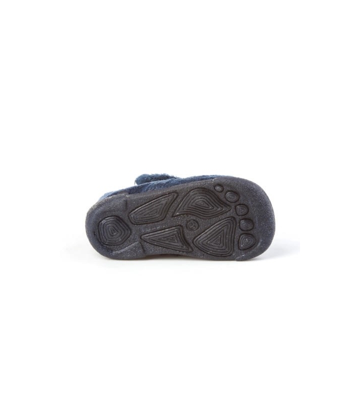 Zapatilla de casa azul marino Angelitos
