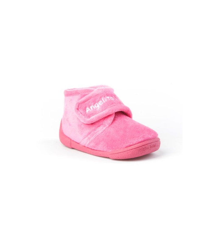 Zapatilla de casa fuxia Angelitos 