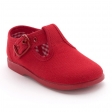 Lona sandalia rojo
