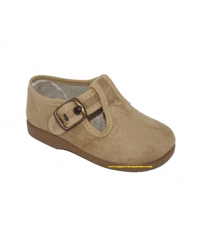 Zapatilla pepito camel