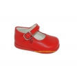 Merceditas piel rojo
