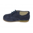 Zapato blucher serraje azul