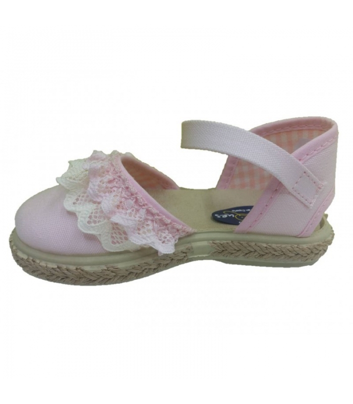 Esparteña lino crudo con lazo