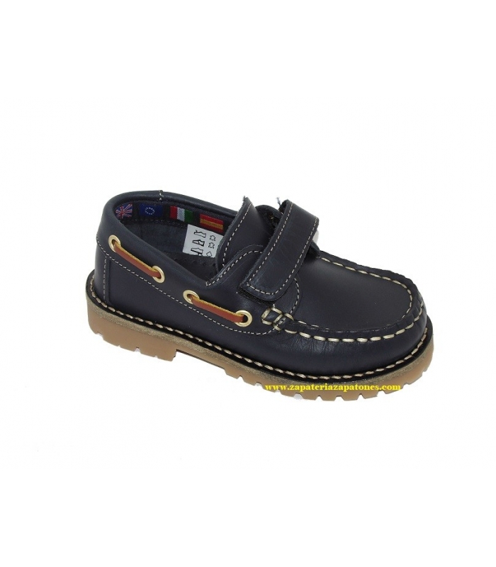 Náutico azul marino con velcro