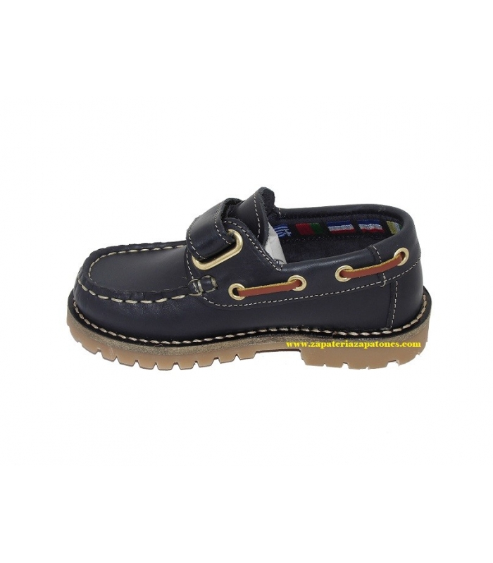 Náutico azul marino con velcro