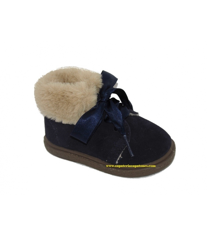 Bota ante azul marino 