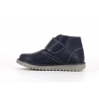Bota piel azul marino velcro