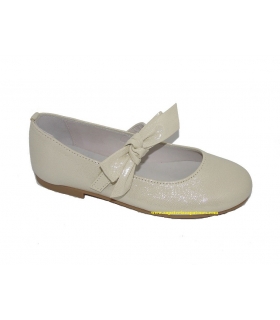 Mercedita piel brillo beige