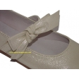 Mercedita piel brillo beige