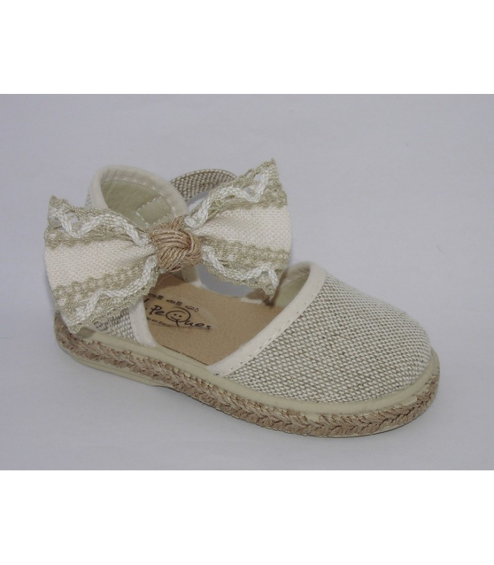 Esparteña básica lino maquillaje