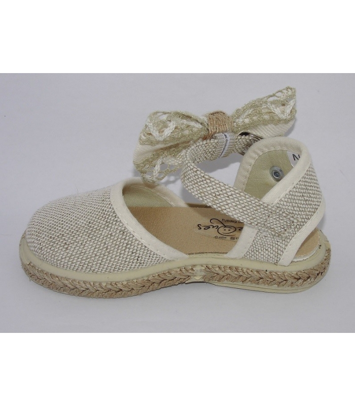 Esparteña básica lino maquillaje