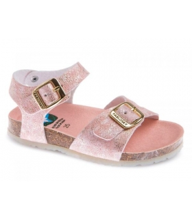 Sandalia bio oro-rosa