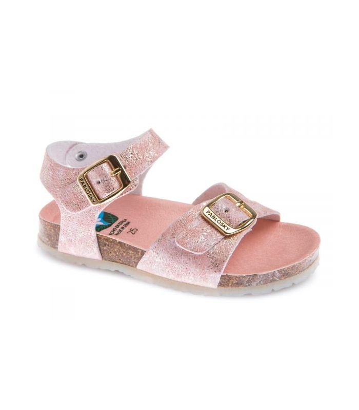 Sandalia bio oro-rosa