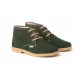 Bota pisacacas serraje verde botella
