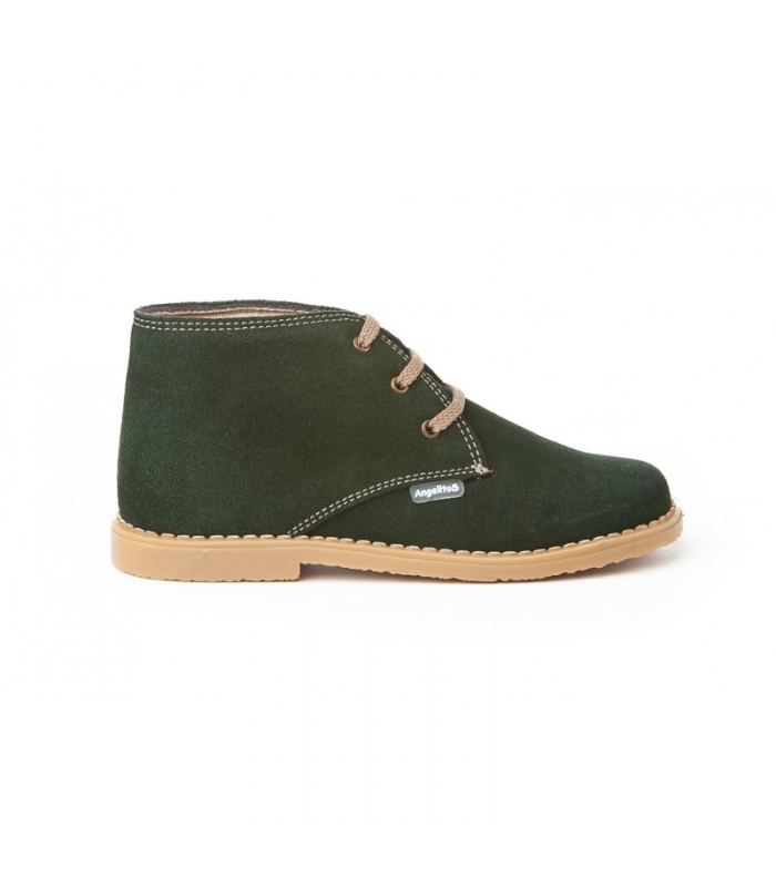 Bota pisacacas serraje verde botella