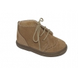 Bota serraje taupe con picados