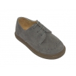Blucher serraje gris con picados