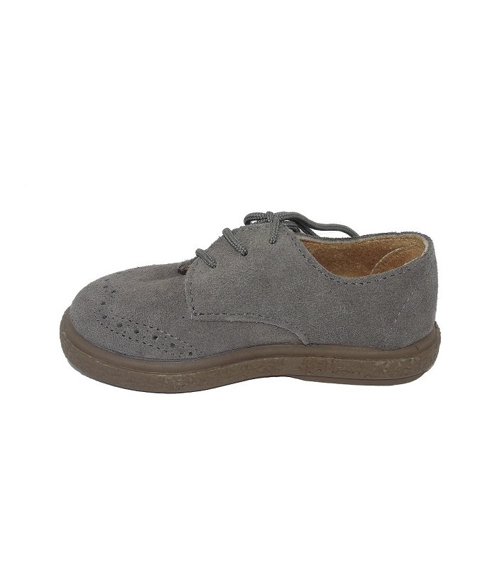 Blucher serraje gris con picados