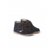 Bota pisacacas serraje marino con velcro