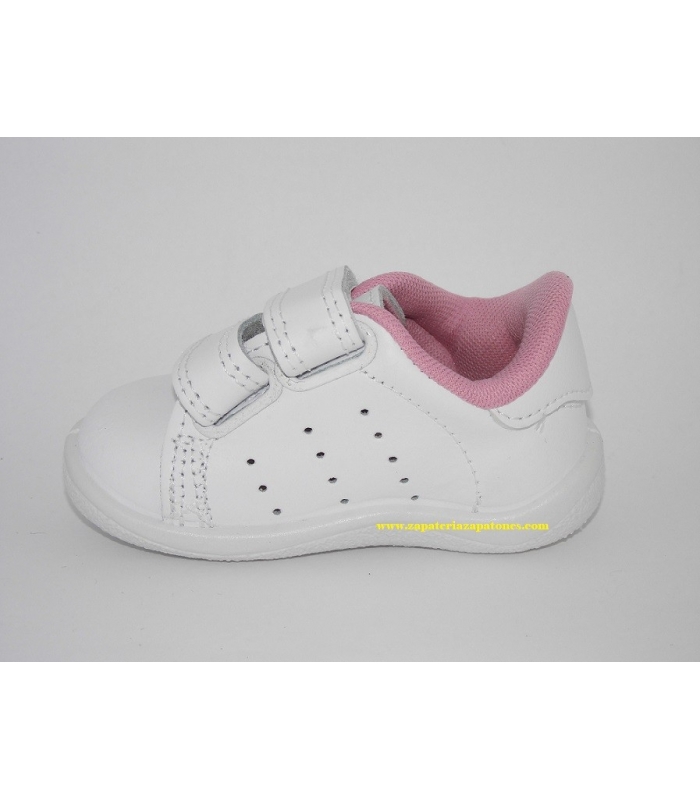 Deportiva blanco-rosa