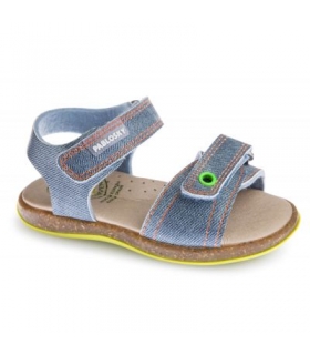 Sandalias vaquero claro-fluor Pablosky