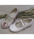 Zapato niña rosa con correa