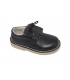 Zapato blucher piel azul marino ATXA