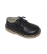 Zapato blucher piel azul marino ATXA