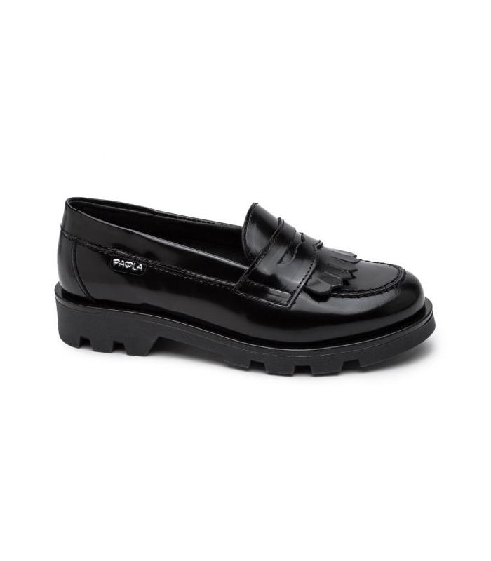 Mocasín florentic negro Paola