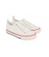 Zapatilla de lona blanca Chika10