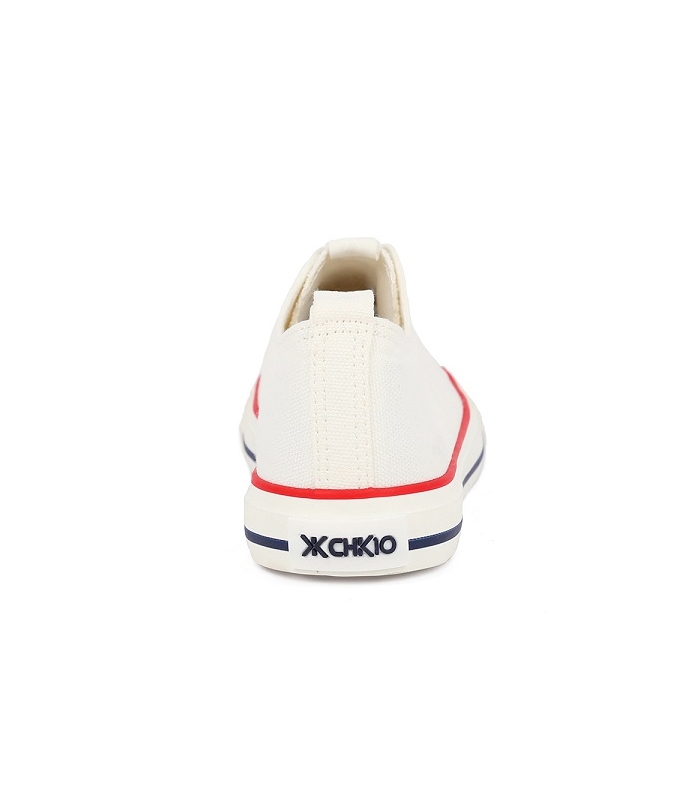 Zapatilla de lona blanca Chika10