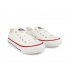 Zapatilla de lona blanca Chika10