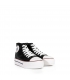 Bota polipiel negra plataforma Chika10