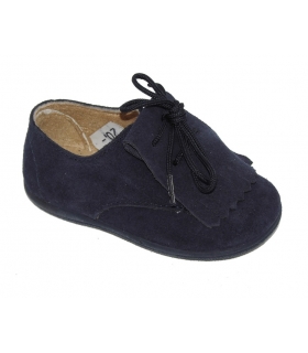 Blucher serraje marino con lengüeta