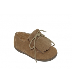 Blucher serraje taupe con lengüeta