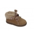 Bota serraje cuero con pelo