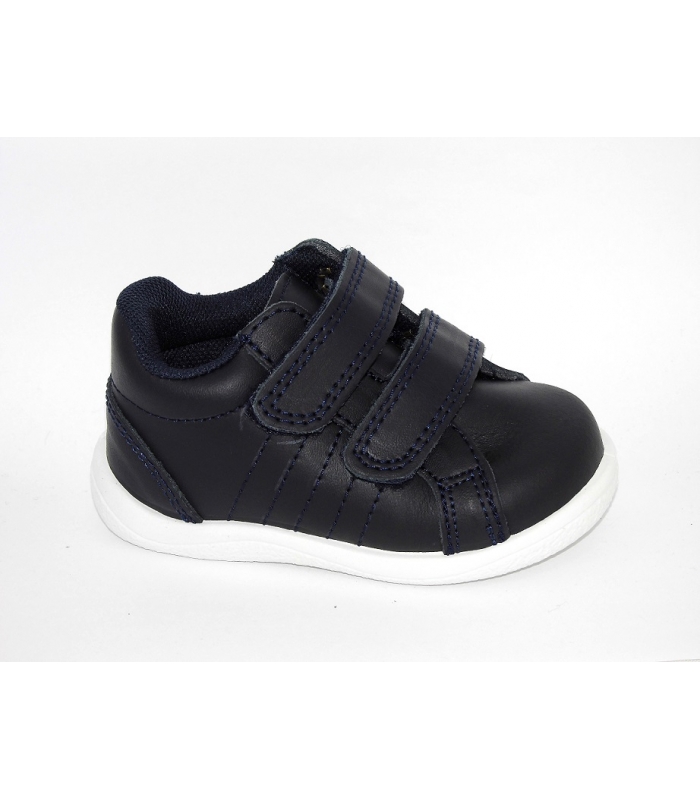Deportiva piel azul marino D'heymar