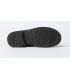 Bota militar charol negro cordones