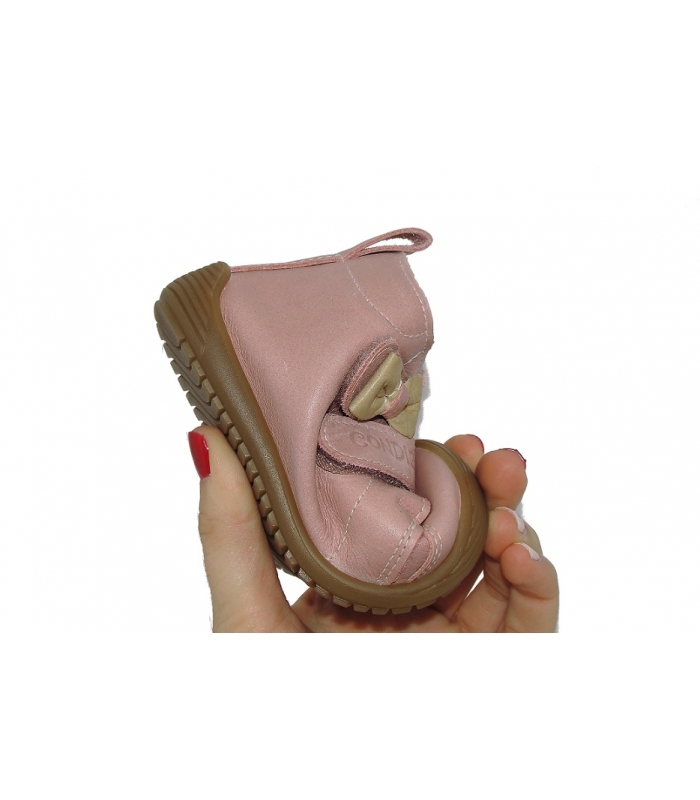 Bota respetuosa piel rosa Condiz