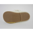Mercedita charol beige con lazo de raso 
