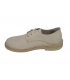 Zapato piel beige con cordones Atxa