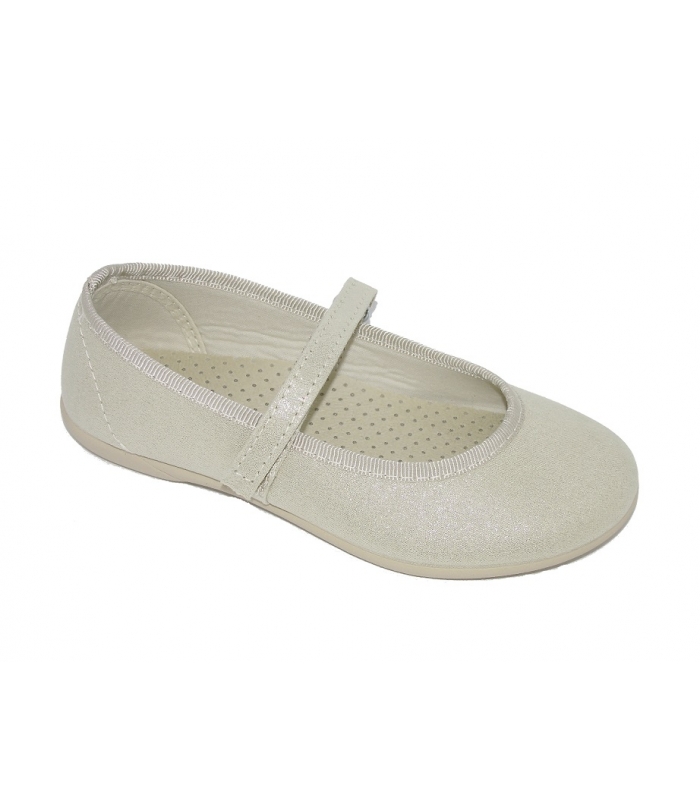 Zapato niña beig con correa