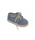 Esparteña tipo blucher jeans