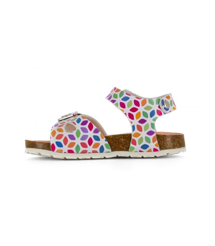 Sandalia bio flores multi Pablosky