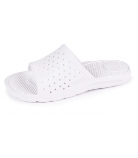 Chanclas blancas caladas Isotoner