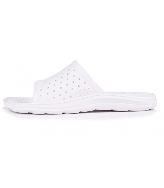 Chanclas blancas caladas Isotoner