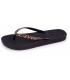 Chanclas negro-leopardo Isotoner